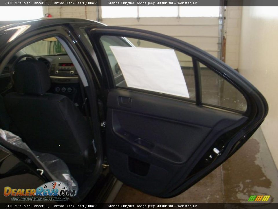 2010 Mitsubishi Lancer ES Tarmac Black Pearl / Black Photo #19