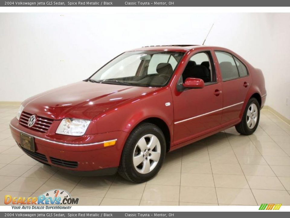 2004 Volkswagen Jetta GLS Sedan Spice Red Metallic / Black Photo #3