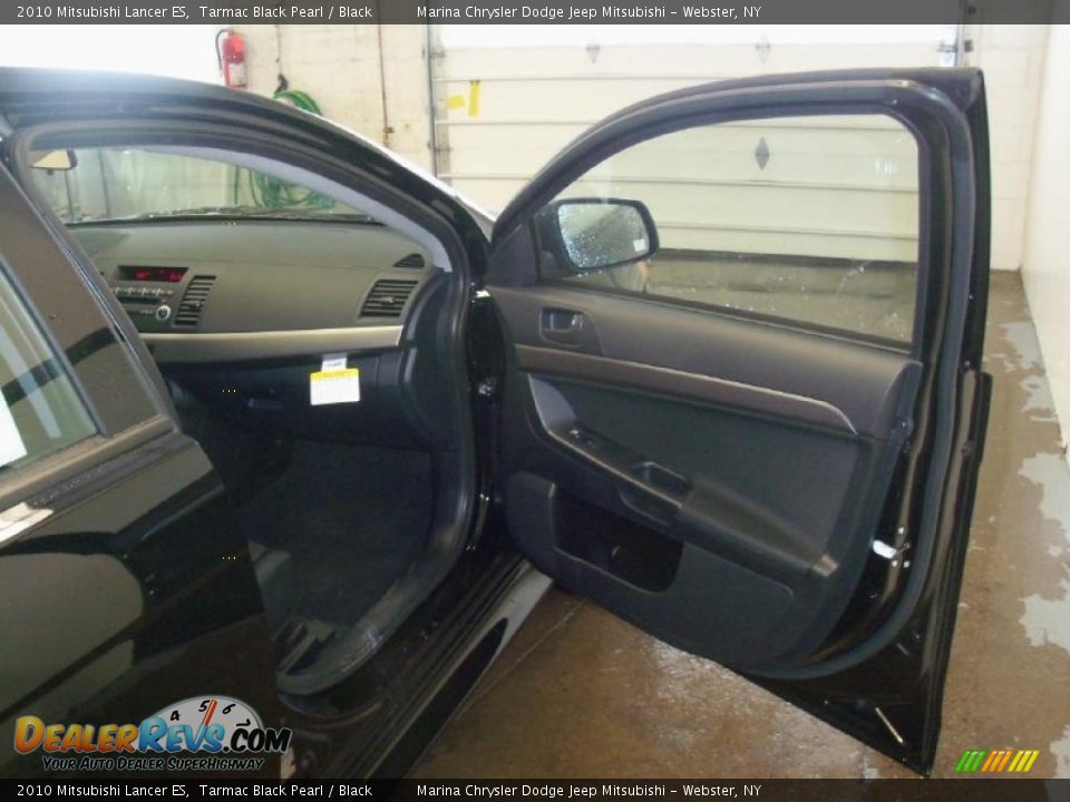 2010 Mitsubishi Lancer ES Tarmac Black Pearl / Black Photo #21