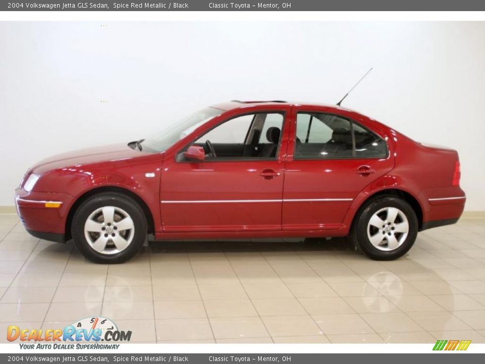 2004 Volkswagen Jetta GLS Sedan Spice Red Metallic / Black Photo #4