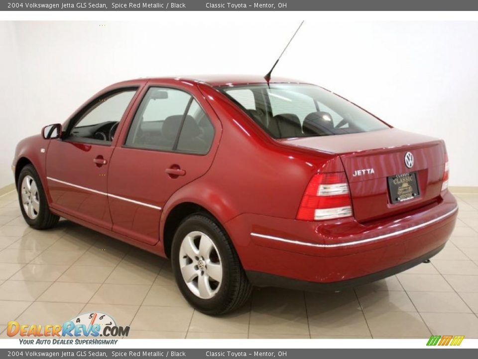 2004 Volkswagen Jetta GLS Sedan Spice Red Metallic / Black Photo #5