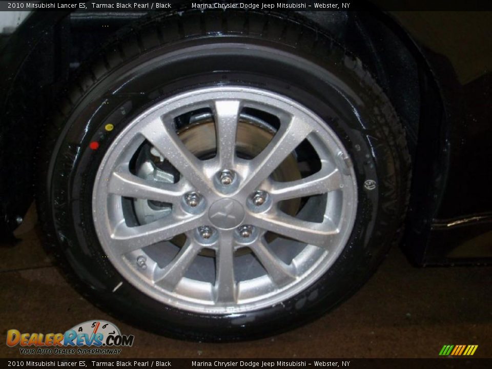 2010 Mitsubishi Lancer ES Tarmac Black Pearl / Black Photo #23