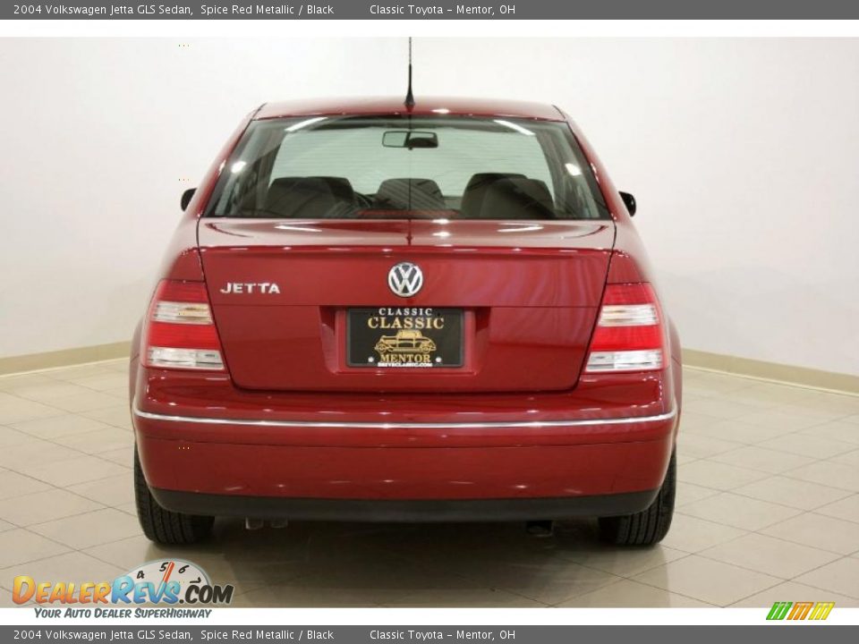 2004 Volkswagen Jetta GLS Sedan Spice Red Metallic / Black Photo #6