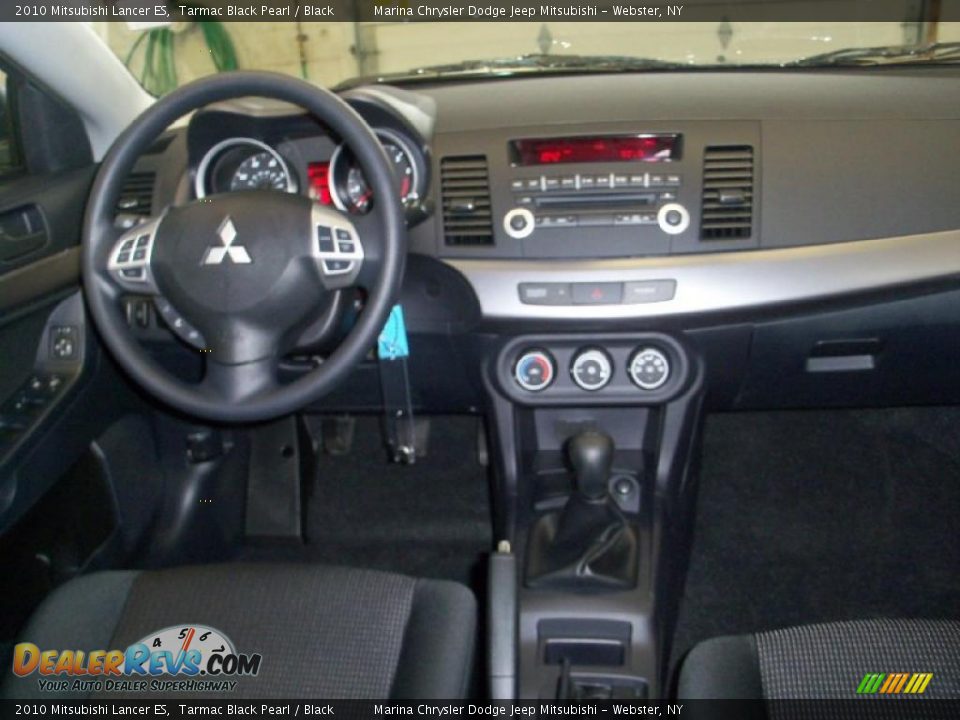 2010 Mitsubishi Lancer ES Tarmac Black Pearl / Black Photo #24