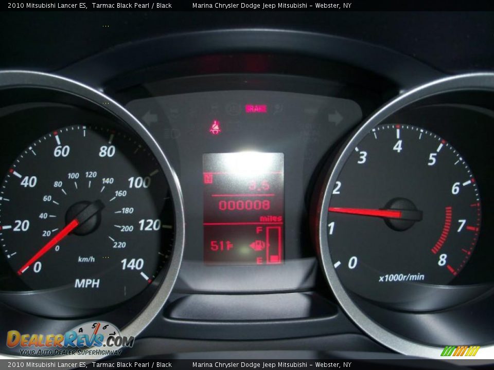 2010 Mitsubishi Lancer ES Tarmac Black Pearl / Black Photo #25