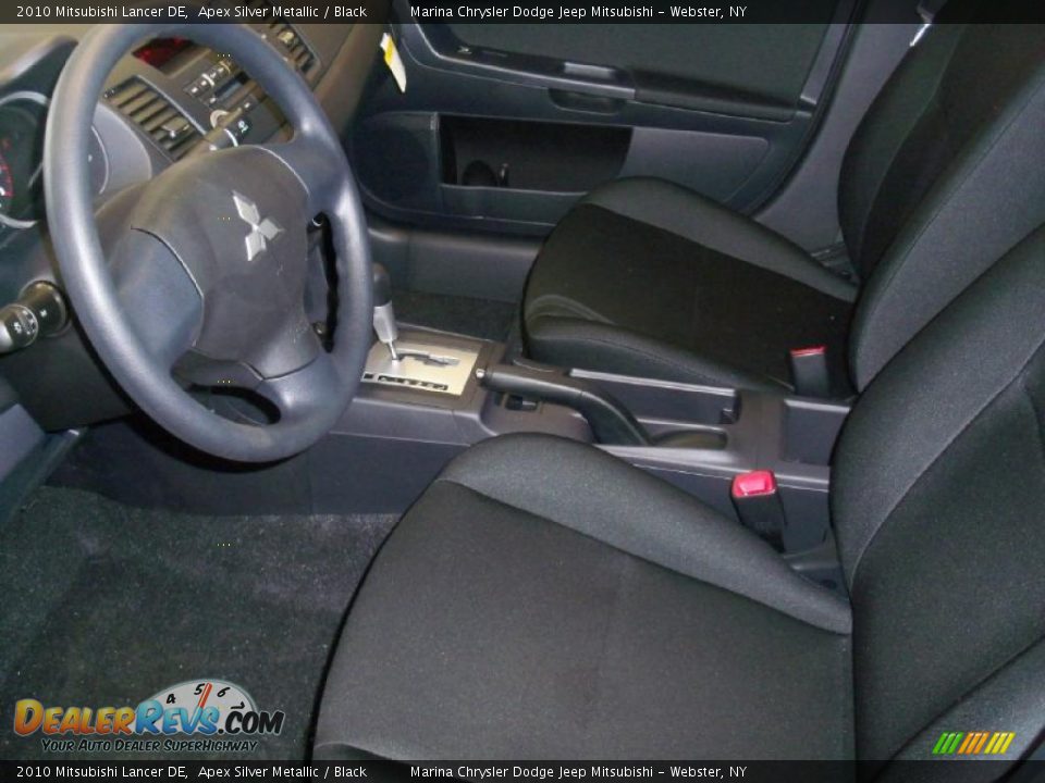 2010 Mitsubishi Lancer DE Apex Silver Metallic / Black Photo #2
