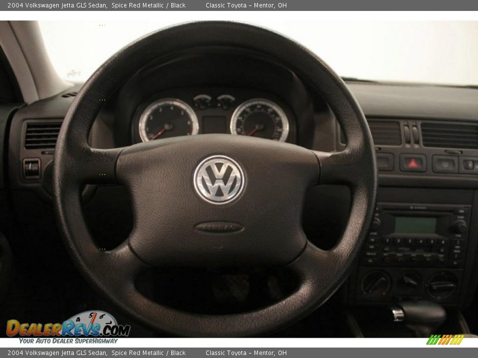 2004 Volkswagen Jetta GLS Sedan Spice Red Metallic / Black Photo #13