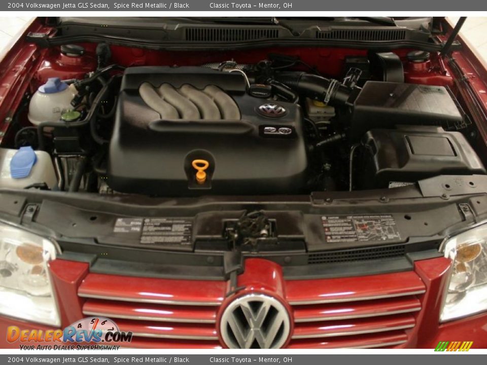2004 Volkswagen Jetta GLS Sedan Spice Red Metallic / Black Photo #23