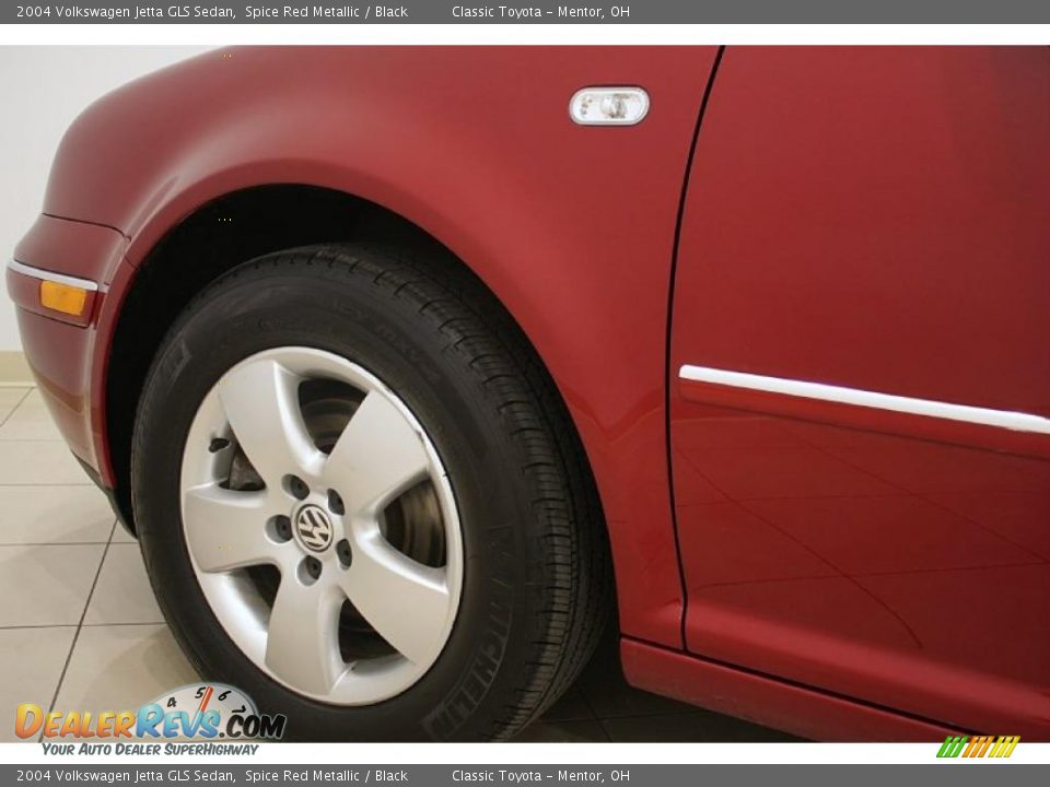 2004 Volkswagen Jetta GLS Sedan Spice Red Metallic / Black Photo #25