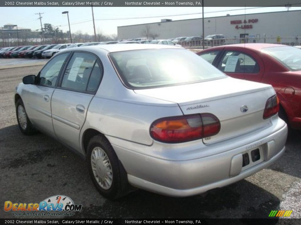 2002 Chevrolet Malibu Sedan Galaxy Silver Metallic / Gray Photo #4