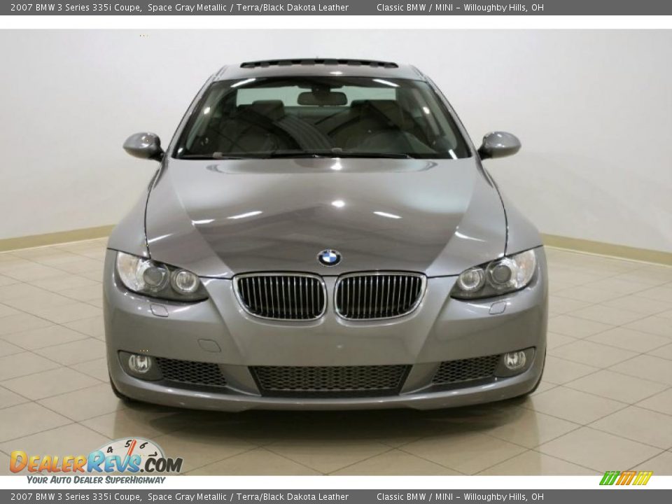 2007 BMW 3 Series 335i Coupe Space Gray Metallic / Terra/Black Dakota Leather Photo #2