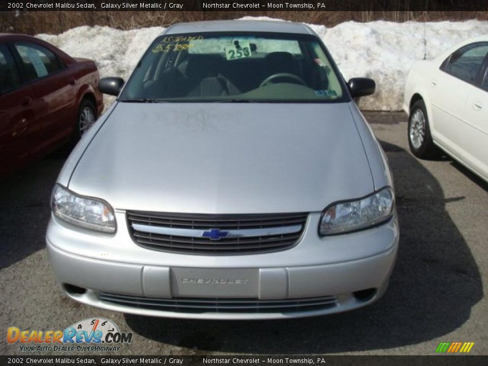 2002 Chevrolet Malibu Sedan Galaxy Silver Metallic / Gray Photo #6