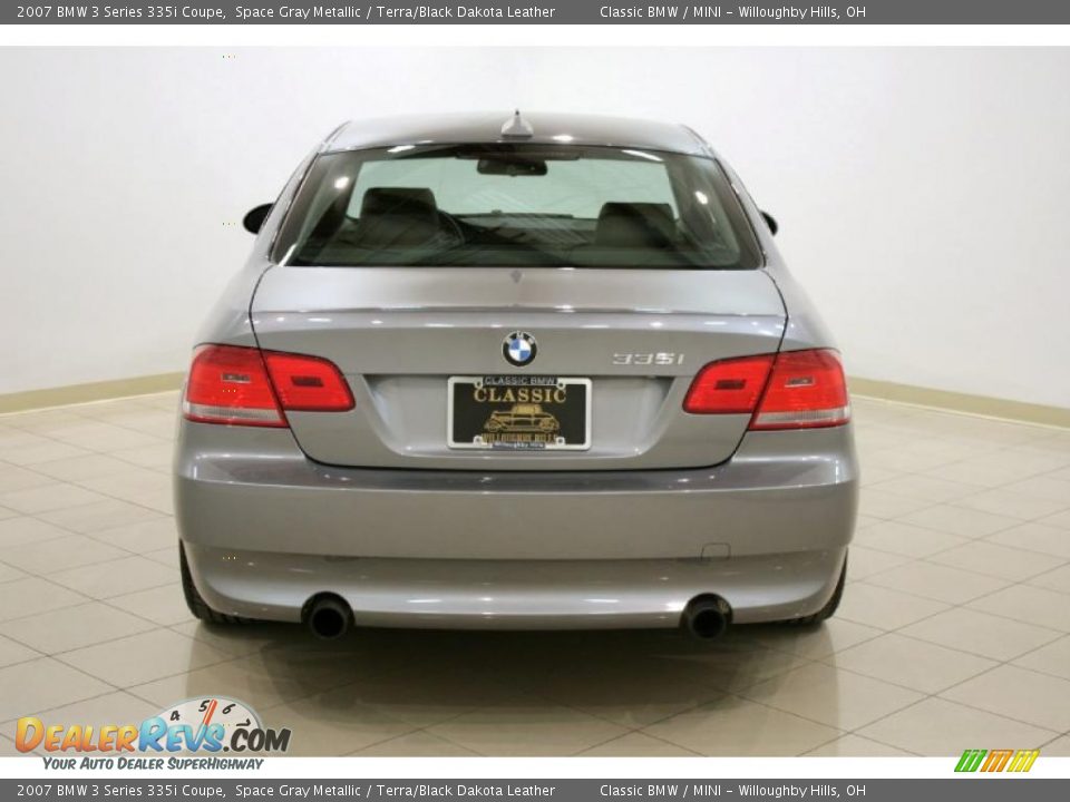 2007 BMW 3 Series 335i Coupe Space Gray Metallic / Terra/Black Dakota Leather Photo #6