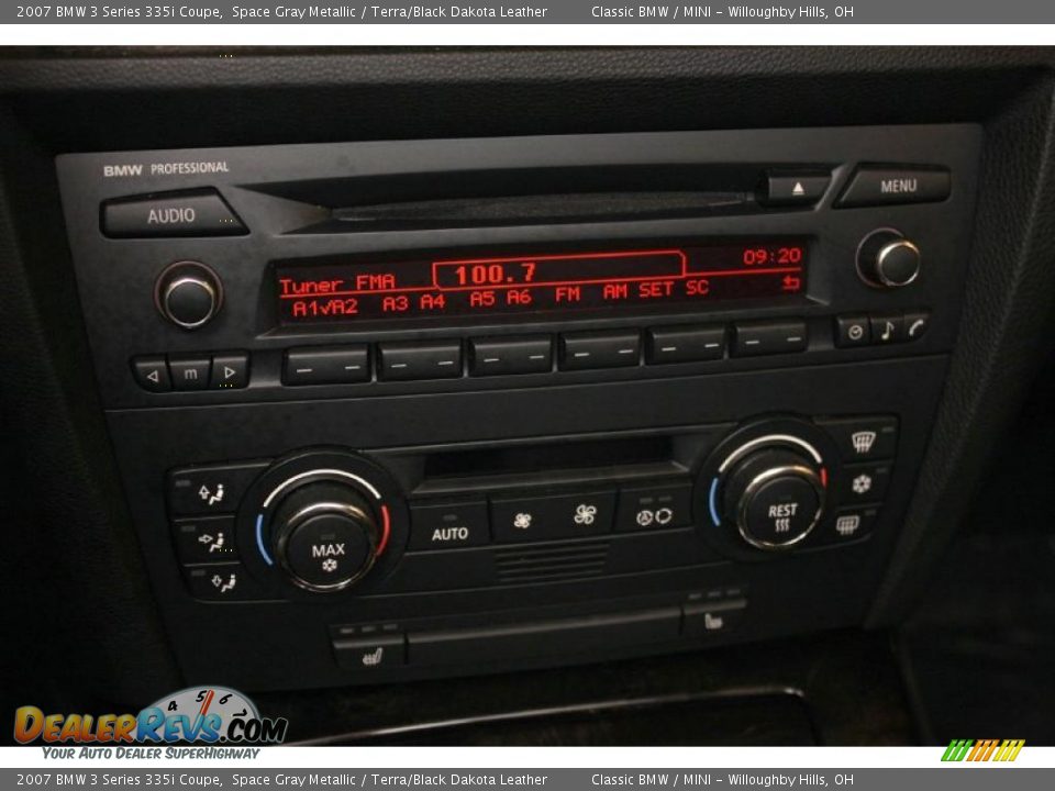 2007 BMW 3 Series 335i Coupe Space Gray Metallic / Terra/Black Dakota Leather Photo #15