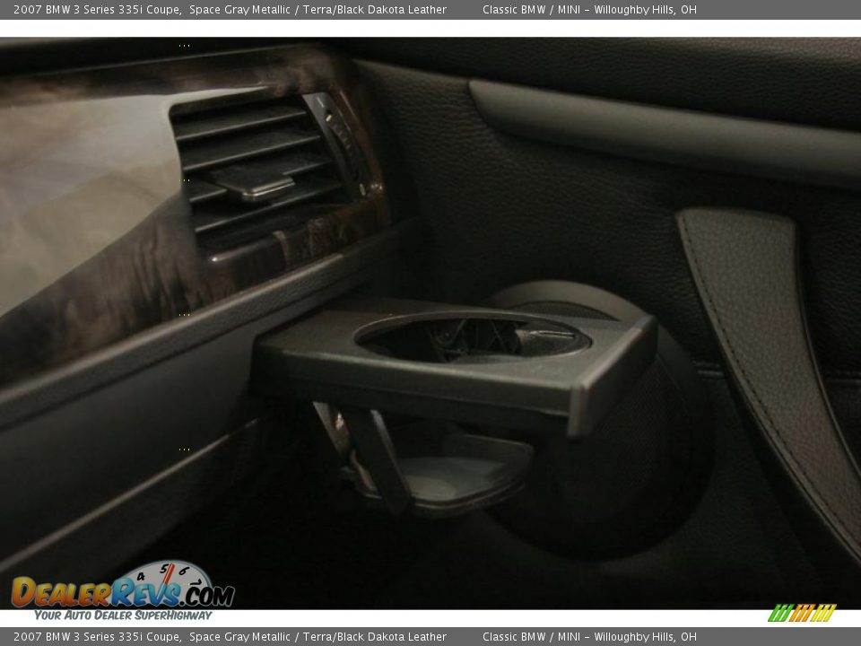 2007 BMW 3 Series 335i Coupe Space Gray Metallic / Terra/Black Dakota Leather Photo #19