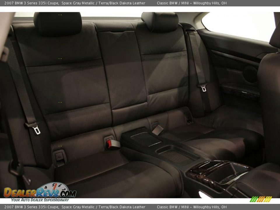 2007 BMW 3 Series 335i Coupe Space Gray Metallic / Terra/Black Dakota Leather Photo #22