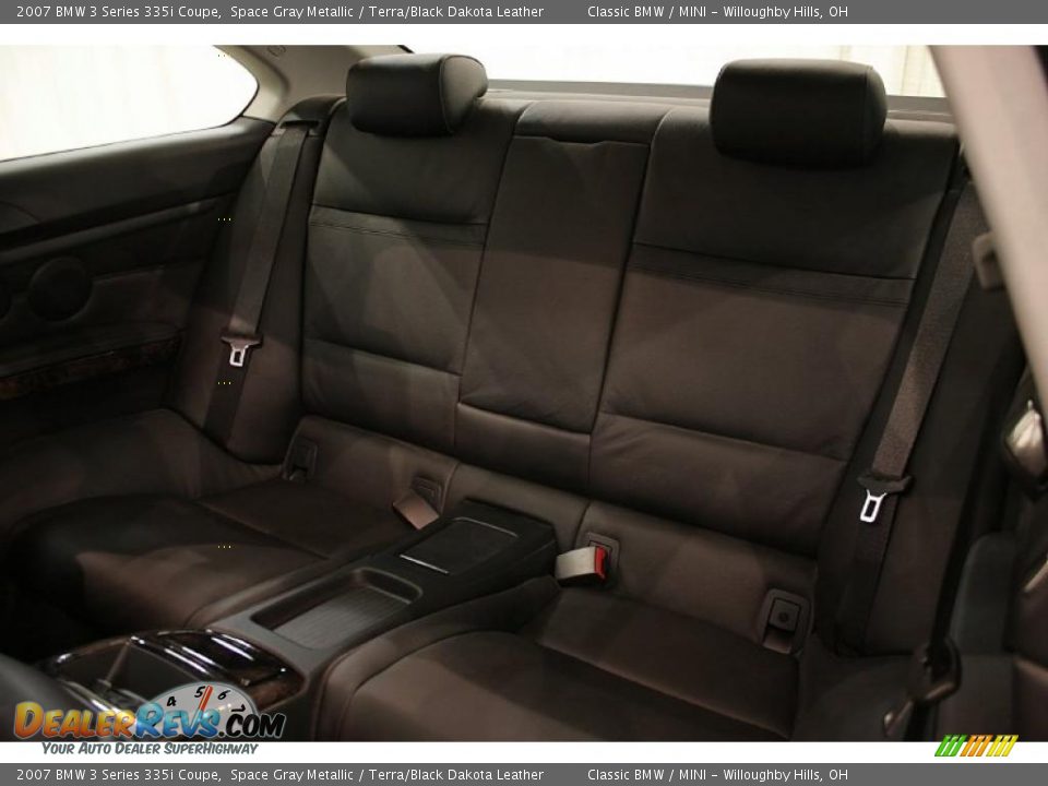 2007 BMW 3 Series 335i Coupe Space Gray Metallic / Terra/Black Dakota Leather Photo #23