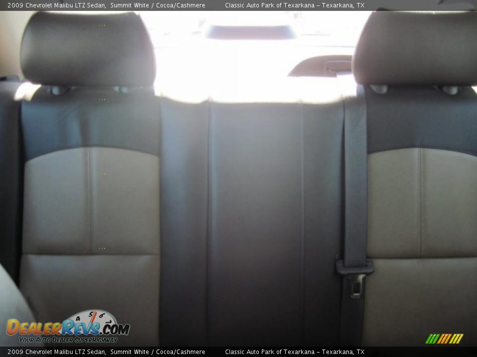 2009 Chevrolet Malibu LTZ Sedan Summit White / Cocoa/Cashmere Photo #8