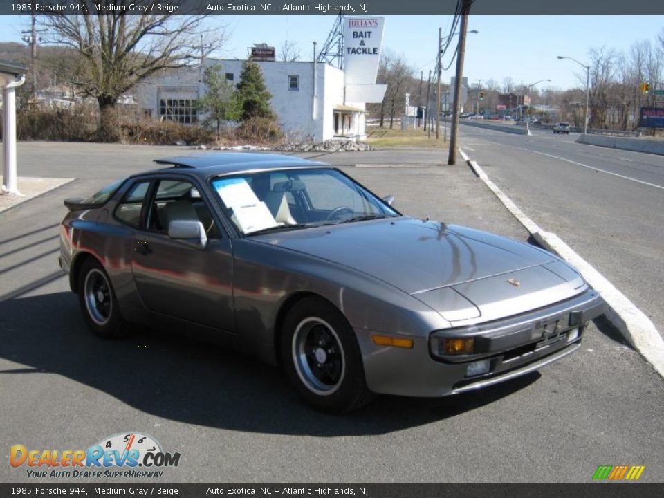 1985 Porsche 944 Medium Gray / Beige Photo #2