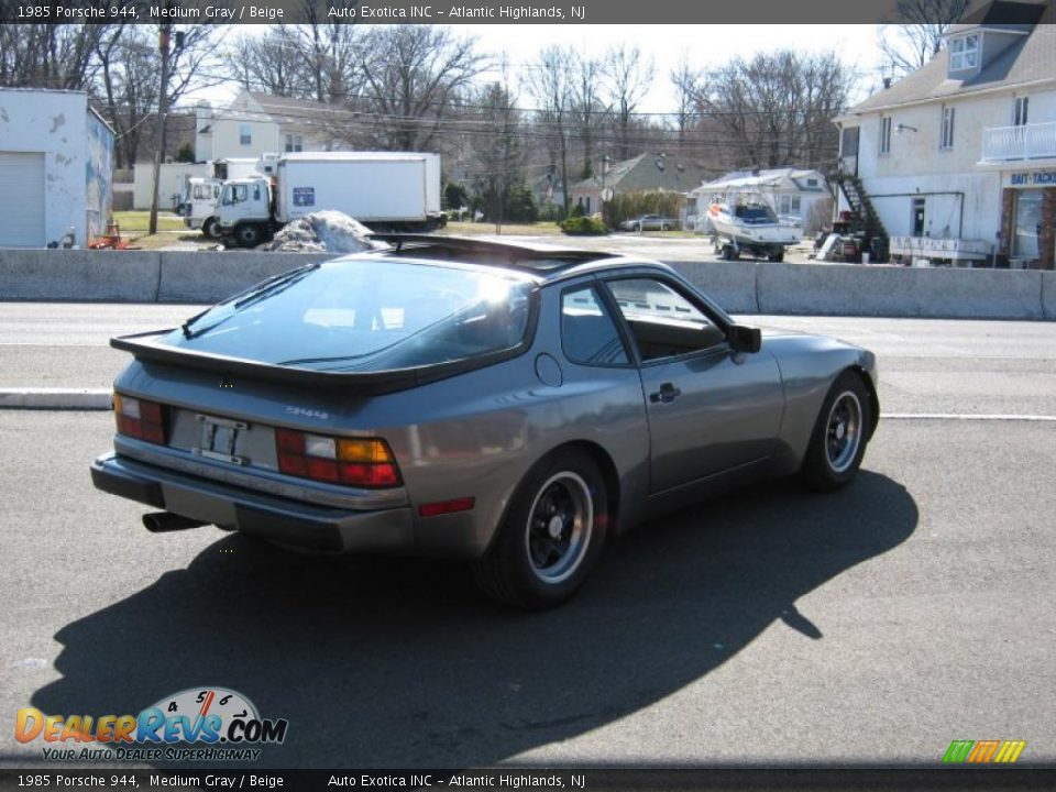 1985 Porsche 944 Medium Gray / Beige Photo #3