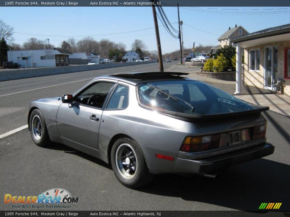 1985 Porsche 944 Medium Gray / Beige Photo #4