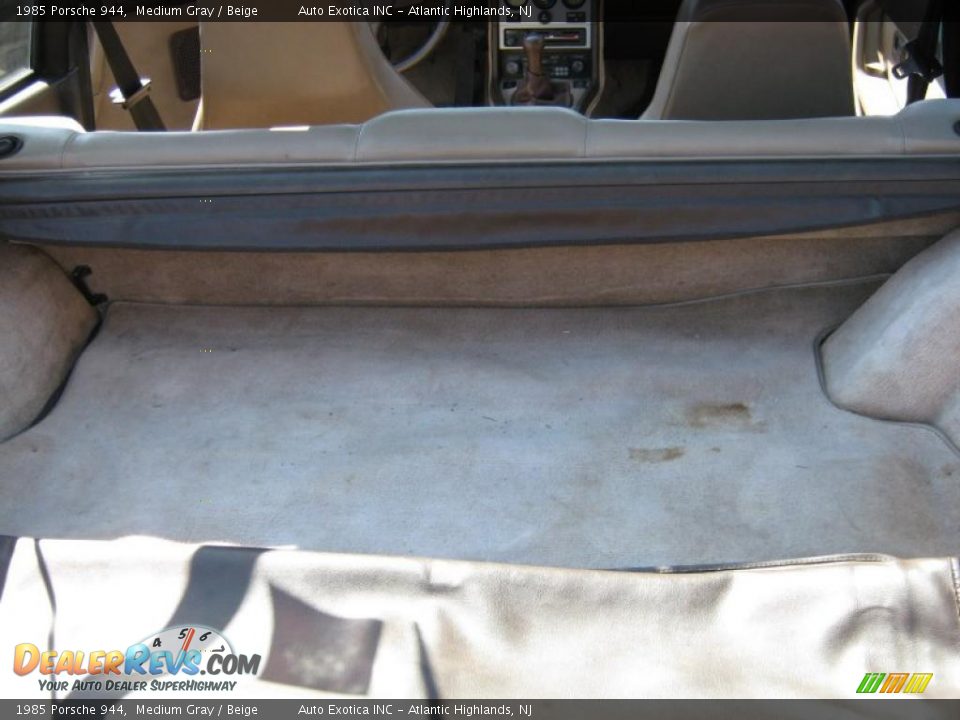 1985 Porsche 944 Medium Gray / Beige Photo #8