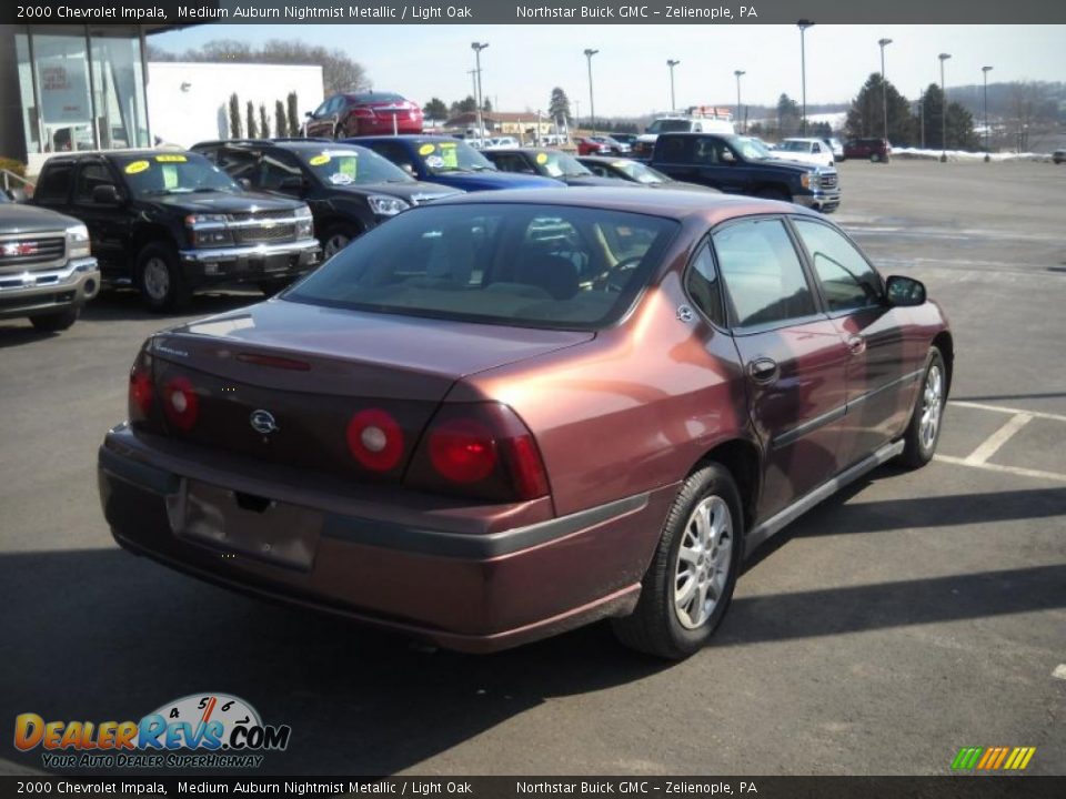 2000 Chevrolet Impala Medium Auburn Nightmist Metallic / Light Oak Photo #2
