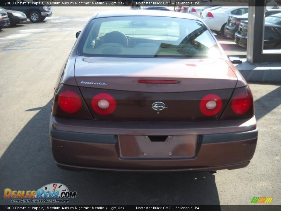 2000 Chevrolet Impala Medium Auburn Nightmist Metallic / Light Oak Photo #3