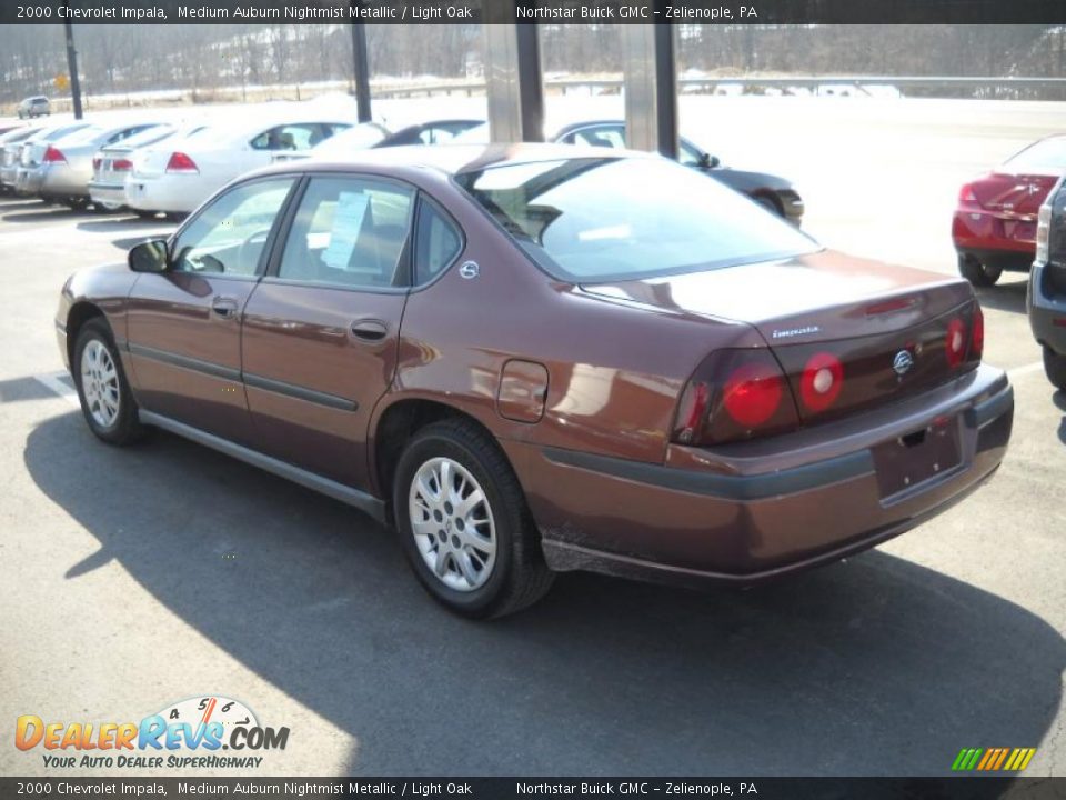 2000 Chevrolet Impala Medium Auburn Nightmist Metallic / Light Oak Photo #4