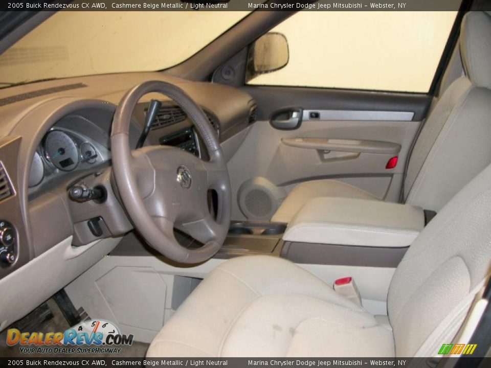 2005 Buick Rendezvous CX AWD Cashmere Beige Metallic / Light Neutral Photo #9