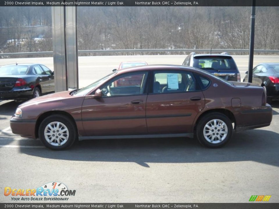 2000 Chevrolet Impala Medium Auburn Nightmist Metallic / Light Oak Photo #6