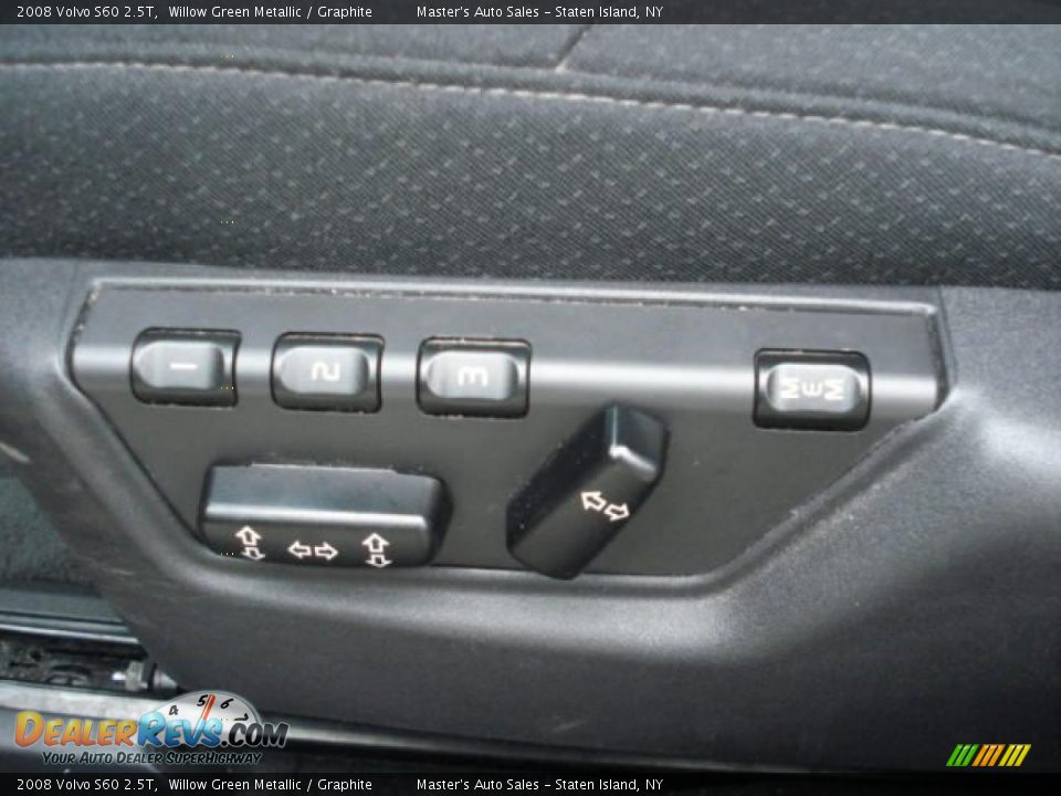 2008 Volvo S60 2.5T Willow Green Metallic / Graphite Photo #18