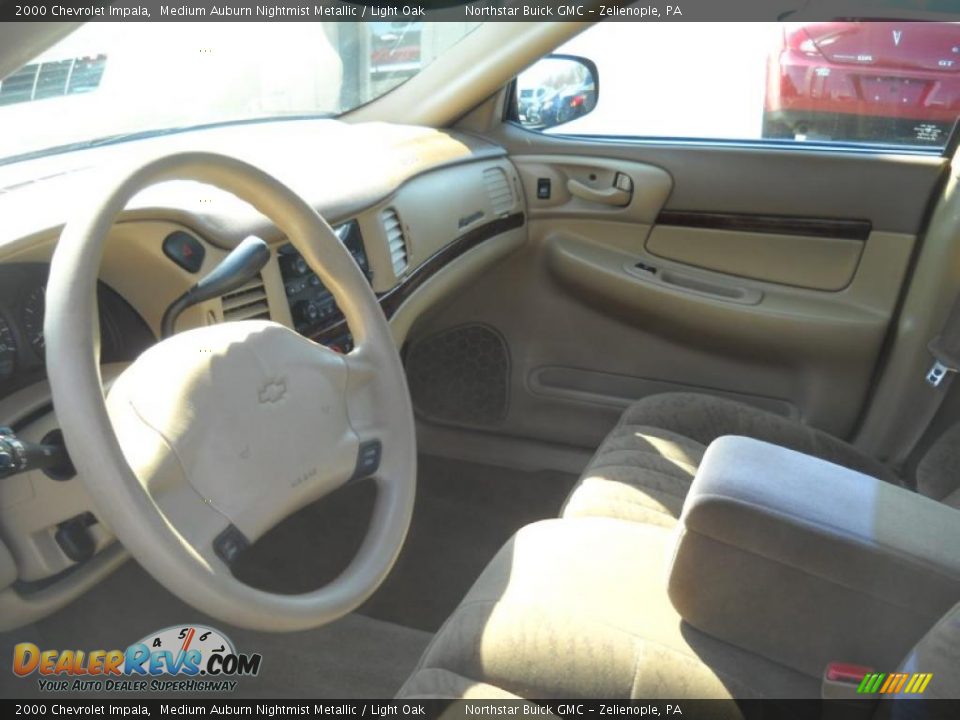 2000 Chevrolet Impala Medium Auburn Nightmist Metallic / Light Oak Photo #8