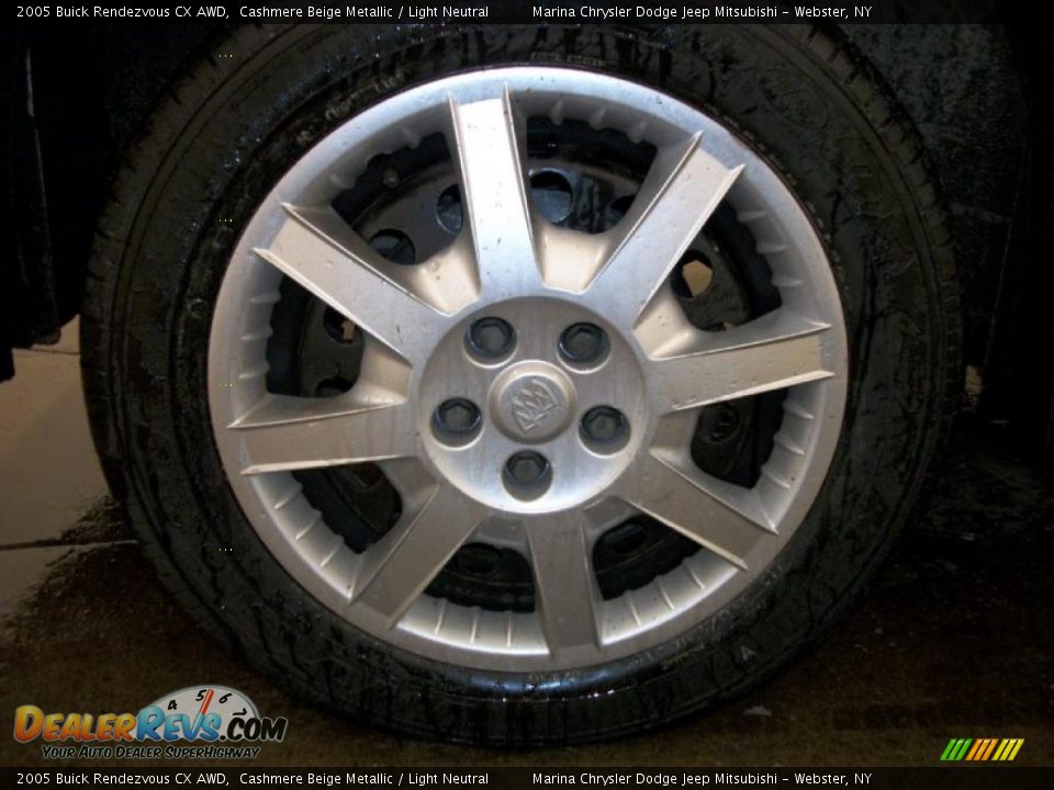 2005 Buick Rendezvous CX AWD Cashmere Beige Metallic / Light Neutral Photo #17