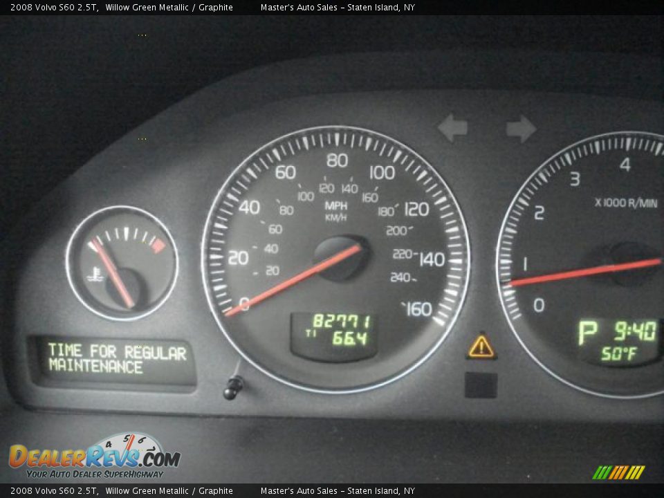 2008 Volvo S60 2.5T Willow Green Metallic / Graphite Photo #20