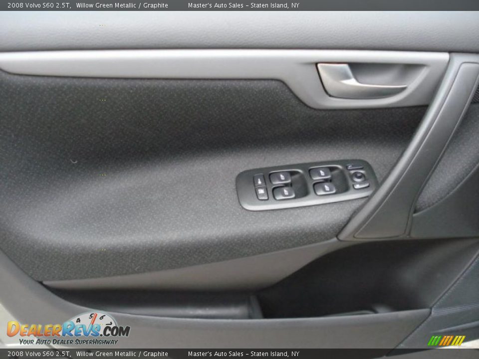 2008 Volvo S60 2.5T Willow Green Metallic / Graphite Photo #22