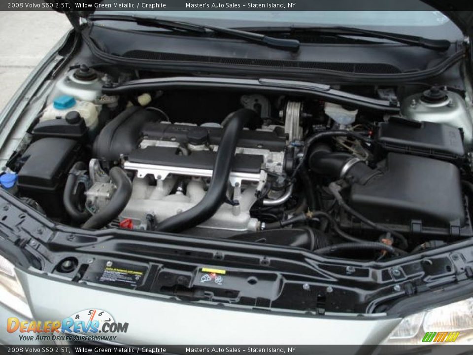 2008 Volvo S60 2.5T Willow Green Metallic / Graphite Photo #23