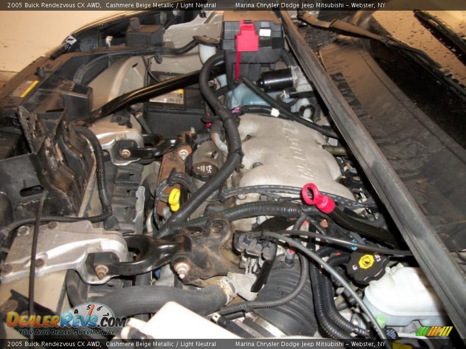 2005 Buick Rendezvous CX AWD Cashmere Beige Metallic / Light Neutral Photo #21