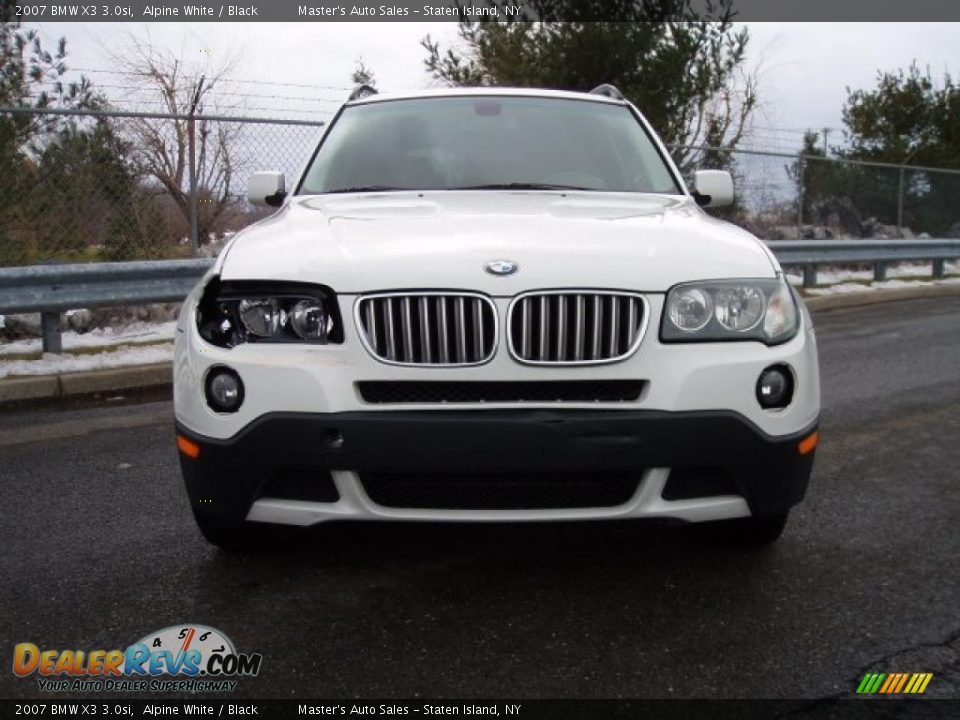 2007 BMW X3 3.0si Alpine White / Black Photo #2
