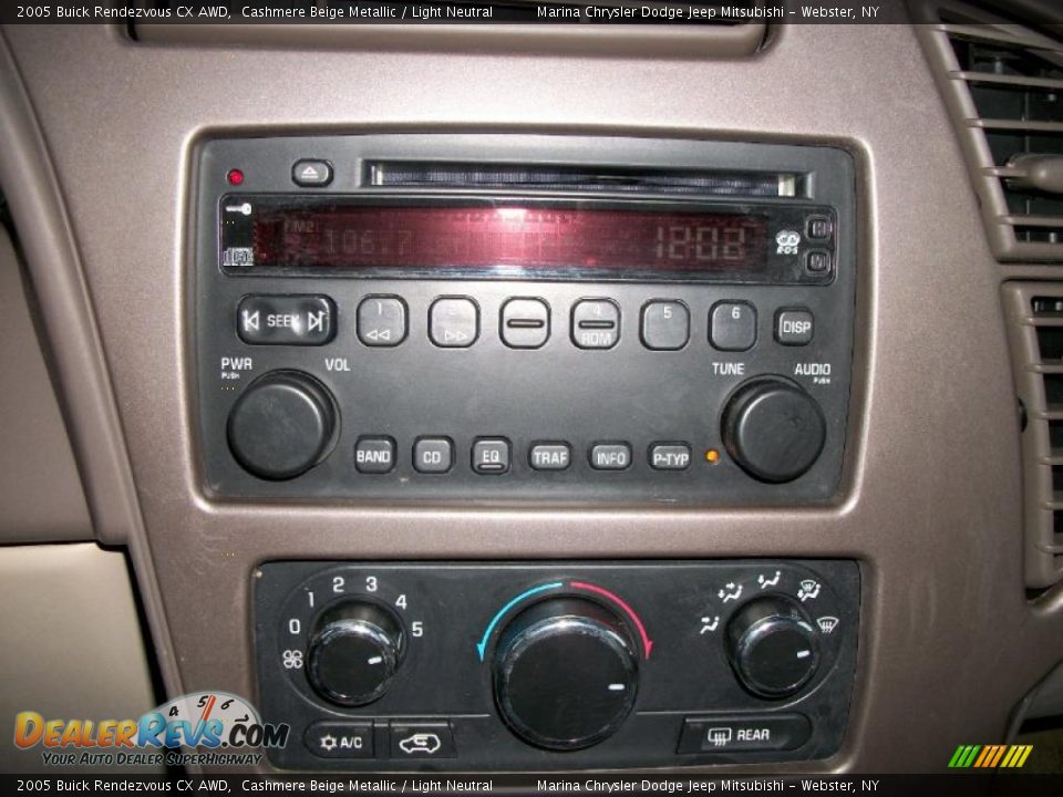 2005 Buick Rendezvous CX AWD Cashmere Beige Metallic / Light Neutral Photo #23