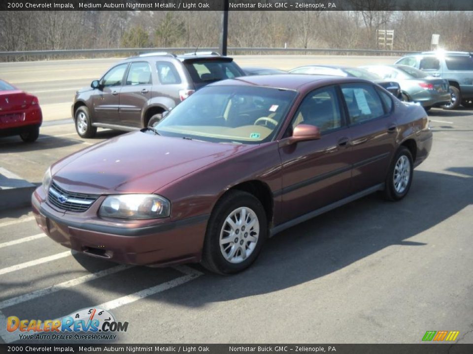 2000 Chevrolet Impala Medium Auburn Nightmist Metallic / Light Oak Photo #14
