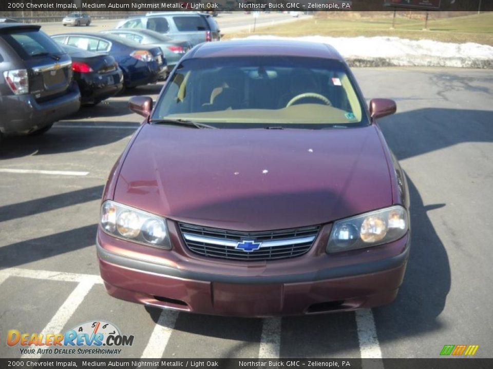 2000 Chevrolet Impala Medium Auburn Nightmist Metallic / Light Oak Photo #15