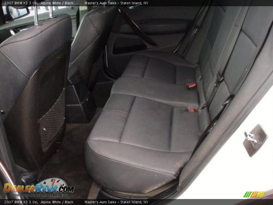 2007 BMW X3 3.0si Alpine White / Black Photo #7