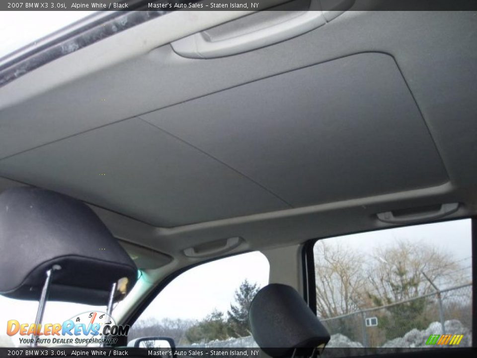2007 BMW X3 3.0si Alpine White / Black Photo #9