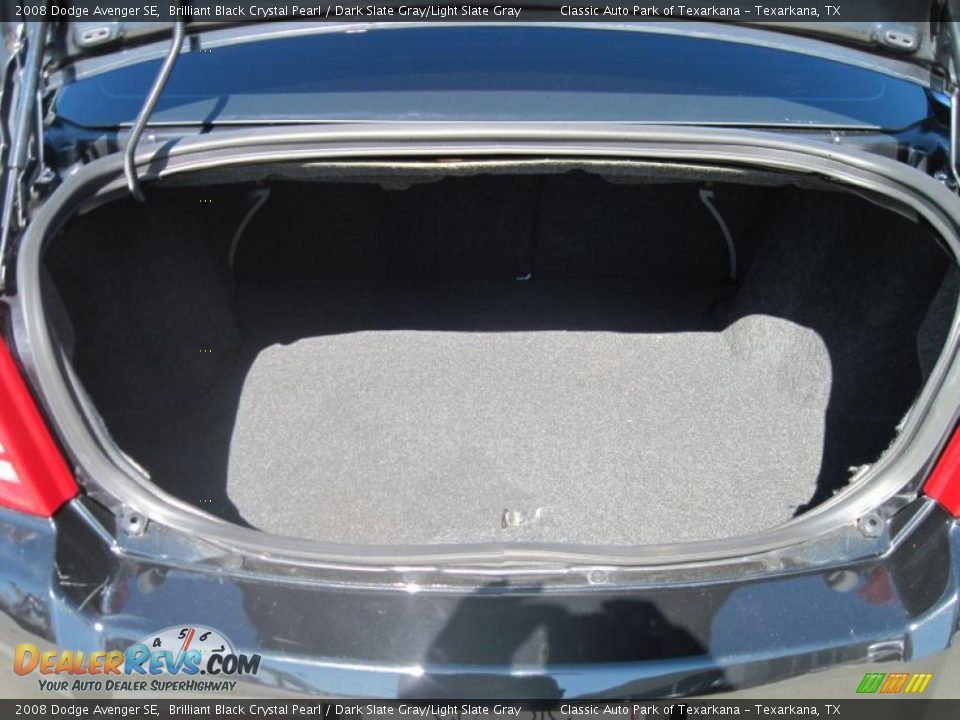 2008 Dodge Avenger SE Brilliant Black Crystal Pearl / Dark Slate Gray/Light Slate Gray Photo #7