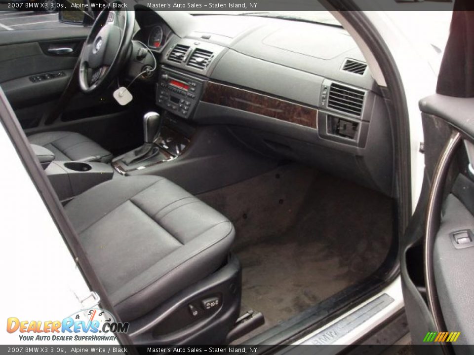 2007 BMW X3 3.0si Alpine White / Black Photo #10