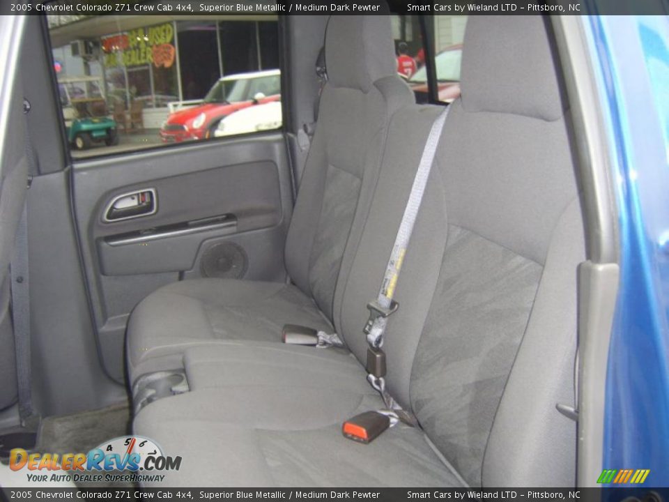 2005 Chevrolet Colorado Z71 Crew Cab 4x4 Superior Blue Metallic / Medium Dark Pewter Photo #10