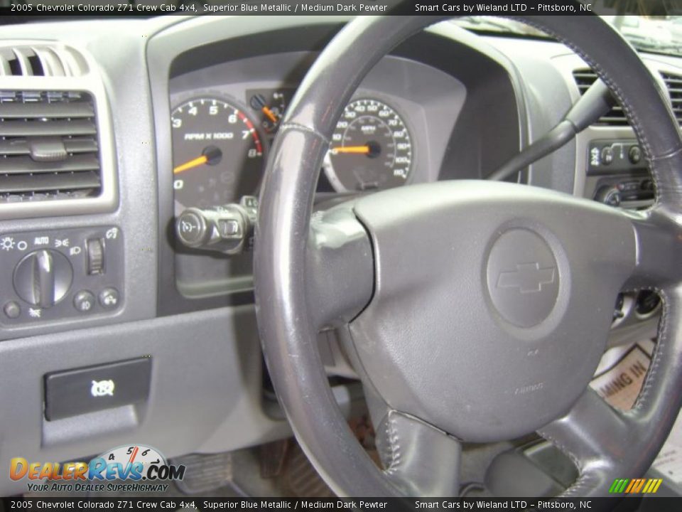 2005 Chevrolet Colorado Z71 Crew Cab 4x4 Superior Blue Metallic / Medium Dark Pewter Photo #14