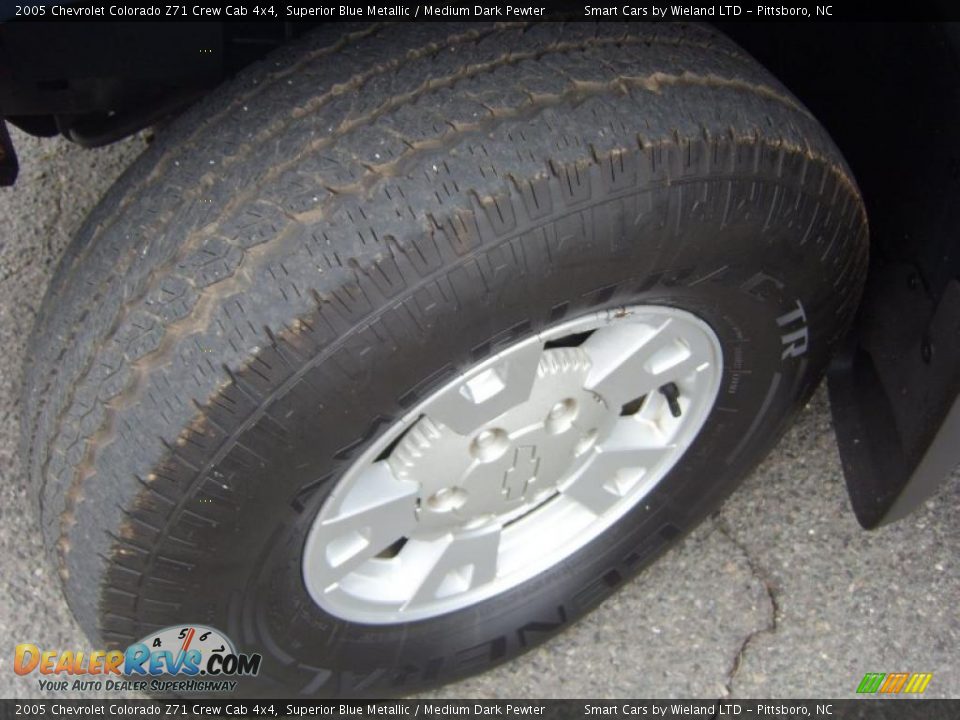 2005 Chevrolet Colorado Z71 Crew Cab 4x4 Superior Blue Metallic / Medium Dark Pewter Photo #16