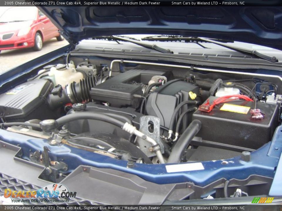 2005 Chevrolet Colorado Z71 Crew Cab 4x4 Superior Blue Metallic / Medium Dark Pewter Photo #19